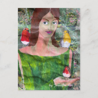 Spring Siren Postkarte