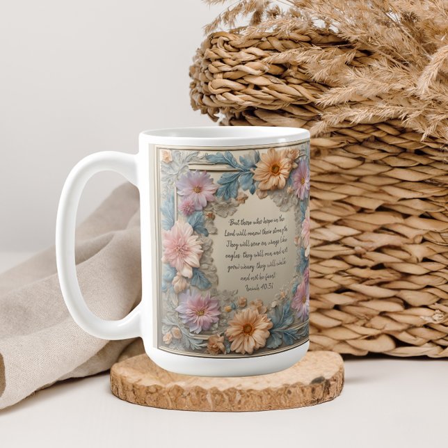Spring Sonata Border Kaffeetasse (Von Creator hochgeladen)