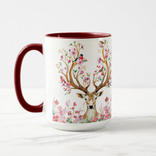 Spring Stag Coffee Tasse
