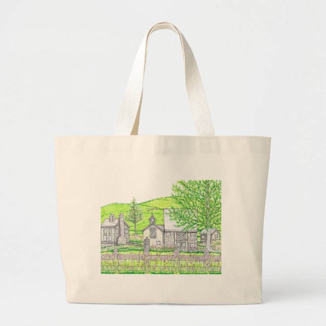 Spring Stone Barn Große Totttasche Jumbo Stoffbeutel (Vorne)