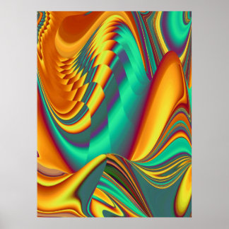 Spring Summer Autumn Flowers Magic Poster