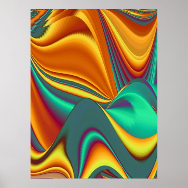 Spring Summer Autumn Flowers Magic Poster (Vorne)