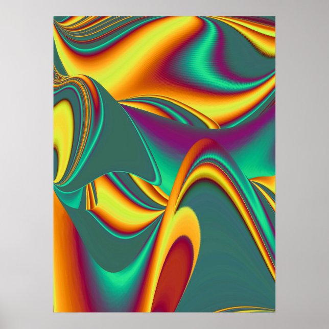 Spring Summer Autumn Flowers Magic Poster (Vorne)