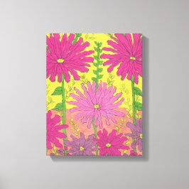 Spring Sunshine Floral Leinwanddruck