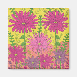 Spring Sunshine Floral Magnet