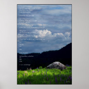 Spring Symphony - ee cummings poster