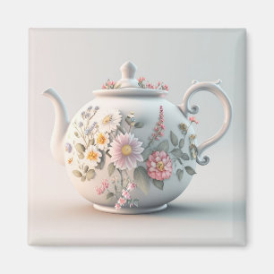 Spring Teapot Magnet