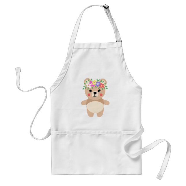 Spring teddy bear schürze (Vorne)
