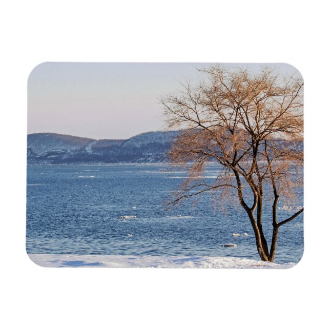 Spring Thaw, Steamboat Dock Magnet (Horizontal)