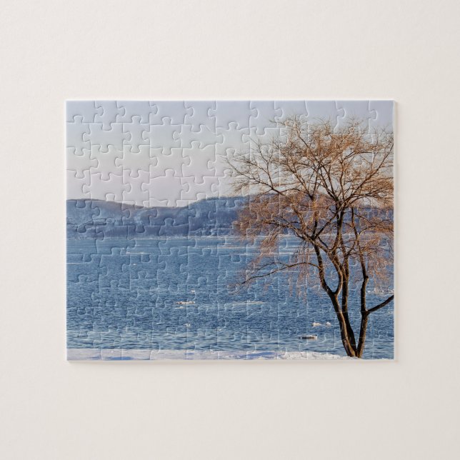Spring Thaw, Steamboat Dock Puzzle (Horizontal)