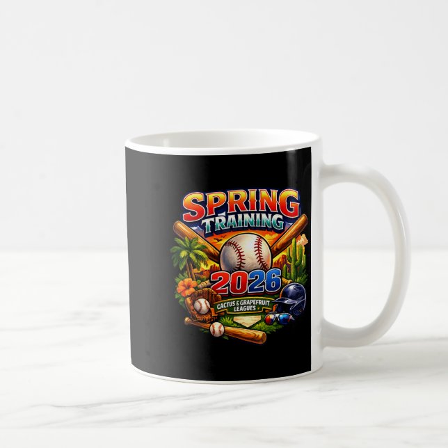 Spring Training 2026 Baseball Fan Design Retro Pal Kaffeetasse (Rechts)