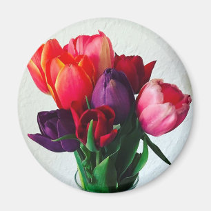 Spring Tulip Bouquet Magnet