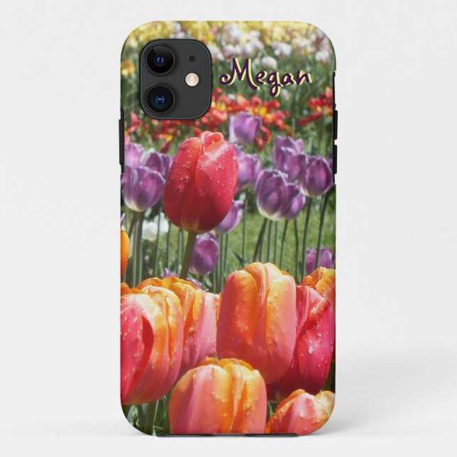 Spring Tulip Garden iPhone 5 Fall Case-Mate iPhone Hülle (Rückseite)
