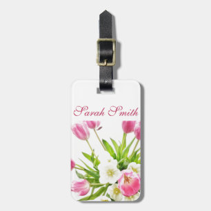 Spring Tulips Bouquet individuell anpassbar Gepäckanhänger