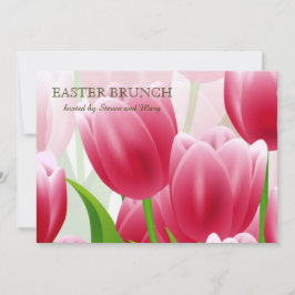 Spring Tulips Custom Oaster Brunch Einladung