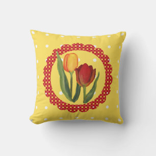 Spring Tulips Pillow Kissen