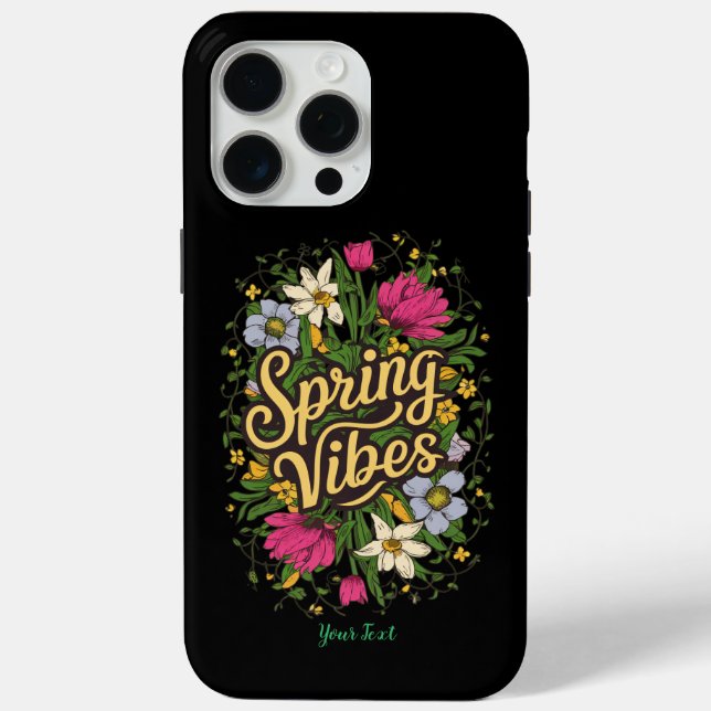 Spring Vibes Case-Mate iPhone Hülle (Rückseite)
