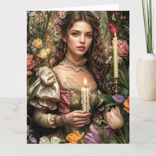 Spring Viktorianisch Goth 2025 Design 10 Card Karte (Vorderseite)