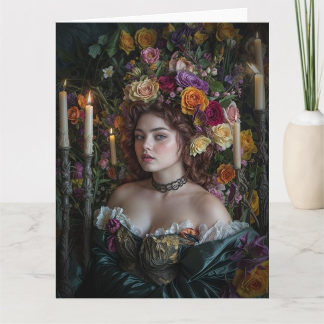 Spring Viktorianisch Goth 2025 Design 11 Card Karte (Vorderseite)