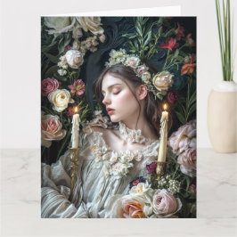 Spring Viktorianisch Goth 2025 Design 2 "Ophelia"  Karte