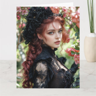Spring Viktorianisch Goth 2025 Design 6 Card Karte