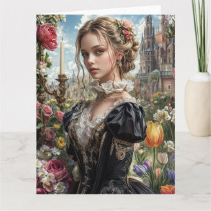 Spring Viktorianisch Goth 2025 Design 8 Card Karte