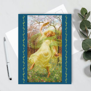 Spring von William Savage Cooper Postkarte
