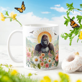 Spring Wassercolor Gorilla - Kid Tasse