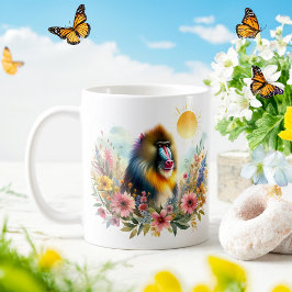 Spring Wassercolor Mandrill - Kid-Tasse Kaffeetasse
