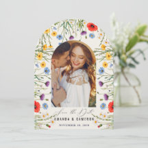 Spring Wild Blume Meadow Foto Hochzeit