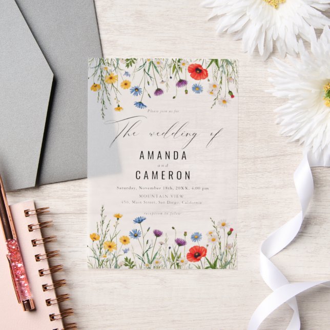 Spring Wild Blume Meadow Wedding (Hochzeit)