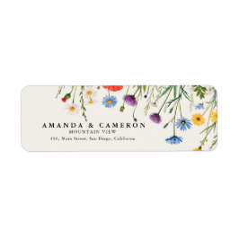 Spring Wild Blume Meadow Wedding Address