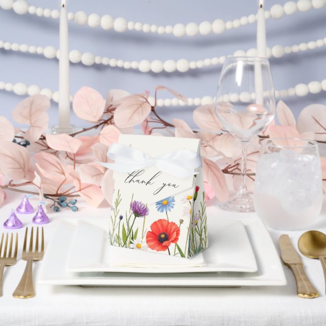 Spring Wild Flower Meadow  Wedding  Geschenkschachtel (Hochzeit)