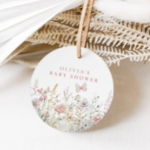 Spring Wildblume Field Baby Dusche Vielen Dank