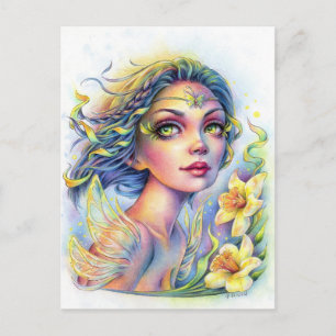 Spring Wind Postcard Postkarte