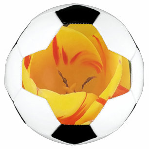 Spring Yellow Tulips Football Fußball