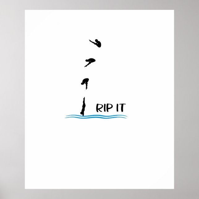 Springboard Diving Poster (Vorne)