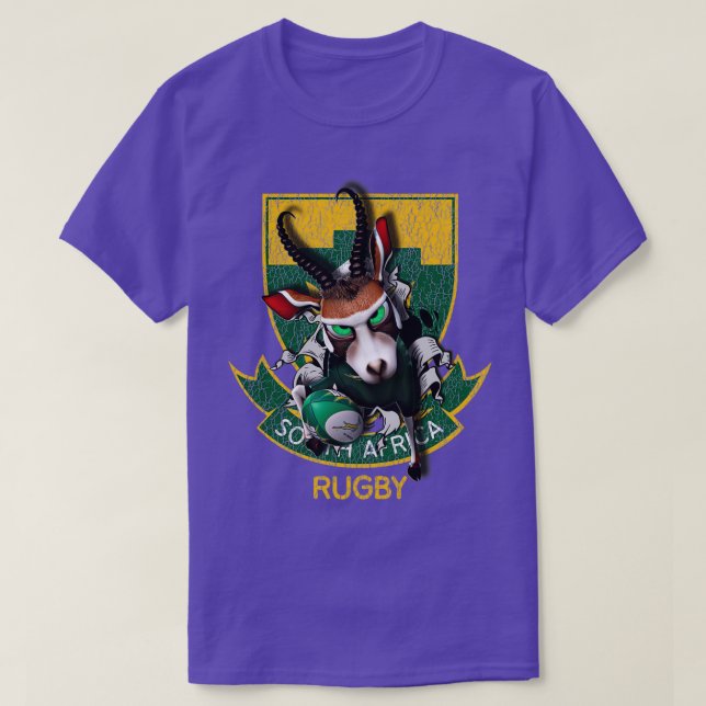 Springbok gegen Protea T-Shirt (Design vorne)