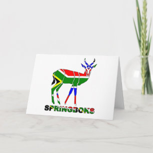 Springboks Rugby Birthday Card Karte