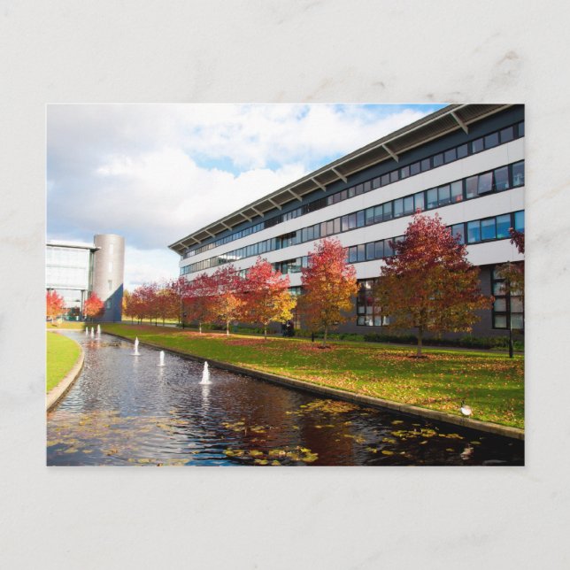 Springbrunnen in Warwick Postkarte (Vorderseite)