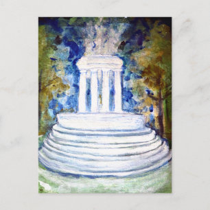 Springbrunnen Marshall Michigan Postkarte