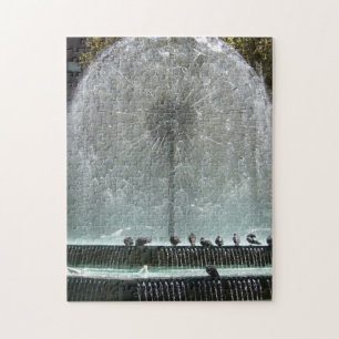 Springbrunnen rund puzzle
