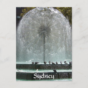 Springbrunnen von Sydney Postkarte