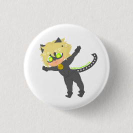 Springen des Chat-Noir Knopfes Button
