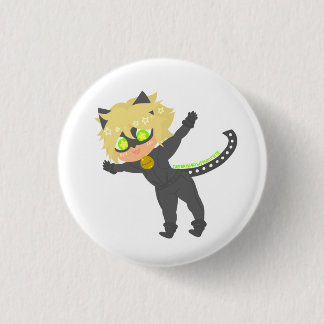Springen des Chat-Noir Knopfes Button