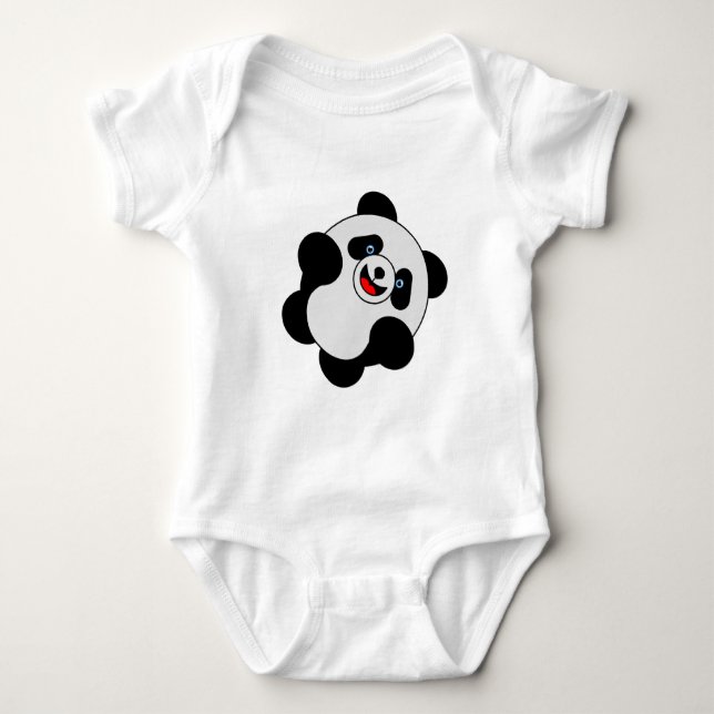 Springen des Pandas T-Shirt (Vorderseite)