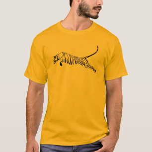 Springen des Tigers T-Shirt