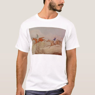 Springen eines Zauns T-Shirt