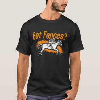 Springen hat Zäune Liebt Equine Springreiter g T-Shirt