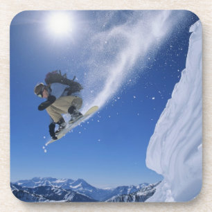 Springen in den Snake Creek Canyon von Clayton 3 Untersetzer